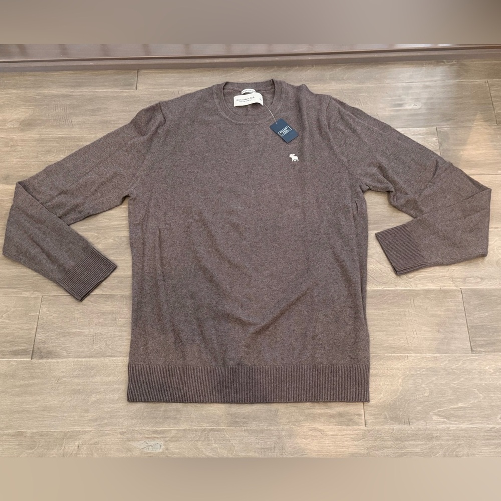 Abercrombie & Fitch Men’s Sweater – Size Large – Cotton/Cashmere Blend (NWT)